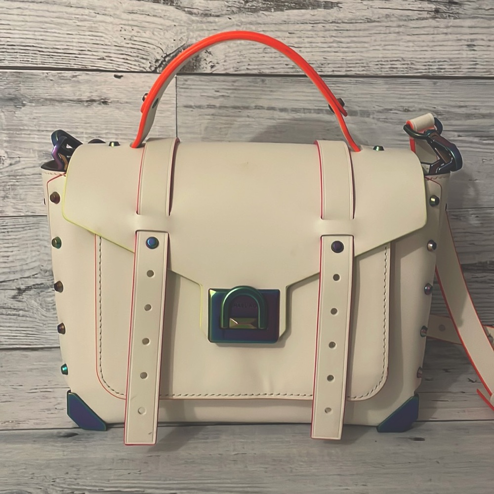White Michael Kora Manhattan Bag